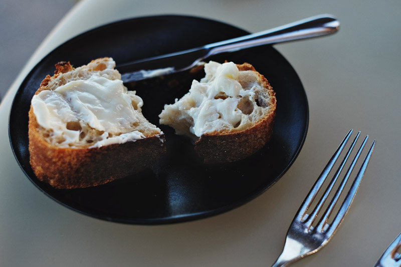 Sourdough with Cultured Butter. Bennelong restaurant food review by White Caviar Life.